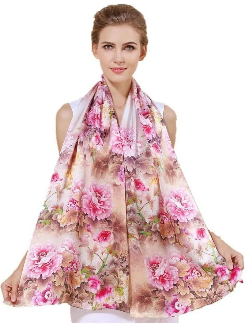 21”Square Silk Like Head Scarf Women's Fashion Satin Scarf