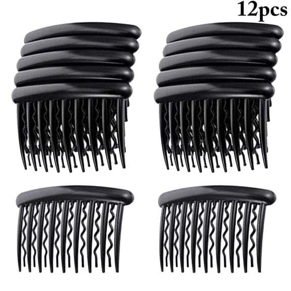 21 Teeth Wave Hair Comb, 12 Pcs Side Comb Hair Accessories for Women