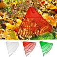 thumbnail image 1 of 21-Tine Plastic Leaf Rake Head Replacement, Heavy-Duty Thatch & Grass Rake for Yard Cleanup and Garden Work (34 x 42 cm), 1 of 5