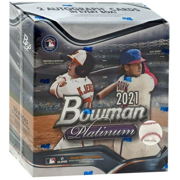 21 Topps Bowman Platinum Baseball Mega Box Trading Cards