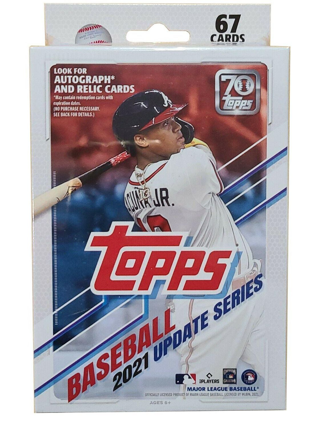 21 Topps Cards Updates Baseball Hanger Pack
