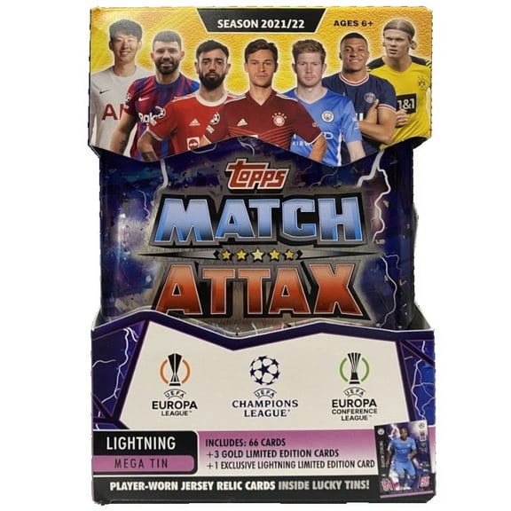 21 Topps Match Attax Soccer Midi Tin