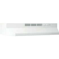 Broan Non-Ducted Range Hood,White,6" H,21" W BUEZ121WW