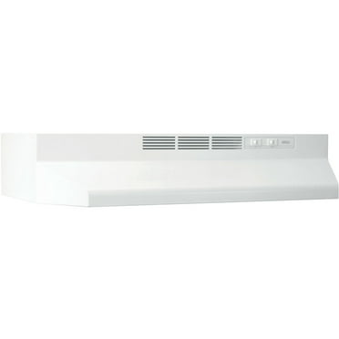 Broan Non-Ducted Range Hood,White,6" H,21" W BUEZ121WW