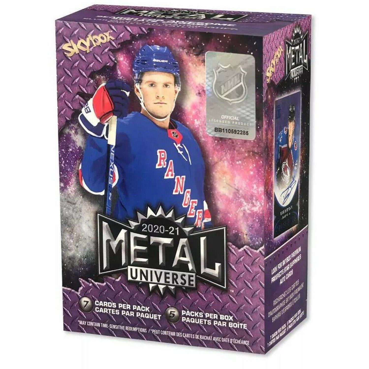 21 Upper Deck Skybox Metal Universe Hockey Blaster Box