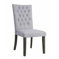 thumbnail image 1 of 21" X 25" X 45" 2pc Gray Fabric And Gray Oak Side Chair, 1 of 5