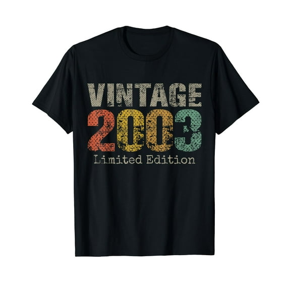 21 Year Old Gifts Vintage 2003 Limited Edition 21st Birthday T-Shirt