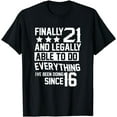 thumbnail image 1 of 21 Years Old - 21st Birthday T-Shirt, 1 of 4