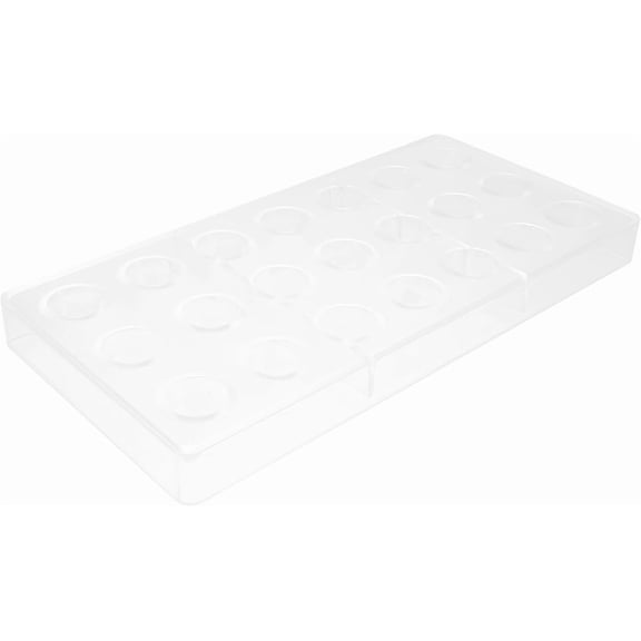 21-cavity Chocolate Mold DIY Chocolate Making Kit Polycarbonate Bakery Mold for Wedding Cookies and Cake Decoration Reusable Candy for Home Baking