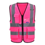 21 colour High visibility viz vest hi vis viz reflective safety vests for men