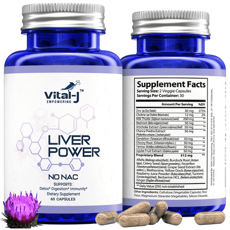 21-in-1 Liver Support Supplement, Liver Cleanse Detox & Repair for Digestion & Immunity - 120 Capsules