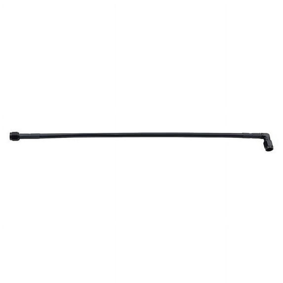 21 in. 90 deg -3 AN No. 3 Black Coated Braided Line