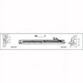 thumbnail image 1 of 21 in. Balance Stamped No. 2030 with Ends 60-507 & 60-501 Attached Window Channel, pack of 6, 1 of 1