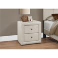 thumbnail image 1 of 21 in. Bedroom Accent Night Stand, Beige - Linen, 1 of 1