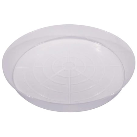 21 in. Clear Saucer - Pack of 5