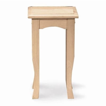 21 in. High Tea Table Unfiinished