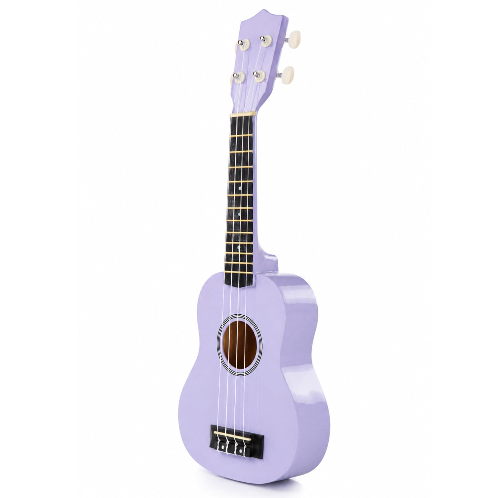 21 in Linden Wood Body Rosewood Fingerboard Ukulele, Cotton Bag, Capo, Strap, Picks*2, Tuner, Strings, Dust Cloth