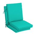 21 in. x 20 in. CushionGuard One Piece High Back Outdoor Chair Cushion