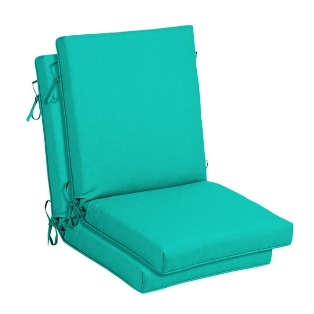 21 in. x 20 in. CushionGuard One Piece High Back Outdoor Chair Cushion