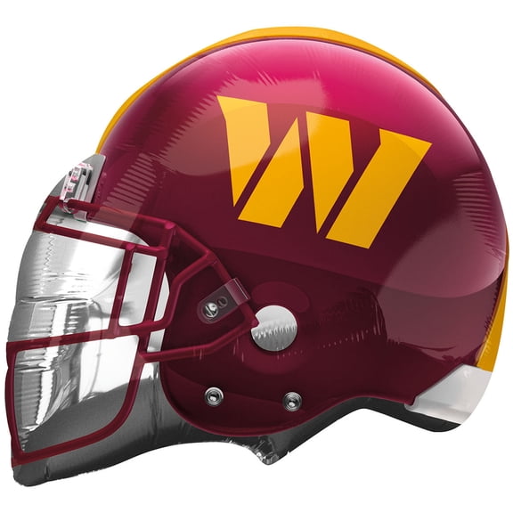 21 inch Anagram Washington Commanders Football Helmet Foil Mylar Balloon - Party Supplies Decorations