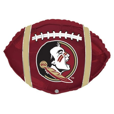 21 inch CTI Florida State Fsu Seminole Football Foil Mylar Balloon - FLAT - Qty 1 - Party Supplies Decorations