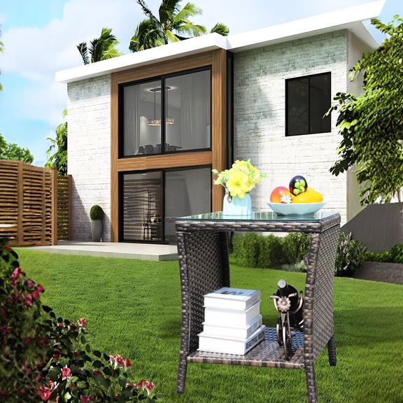 21 - inch Height - All - in - One Tools - Outdoor Tea Time - Practical Coffee Table