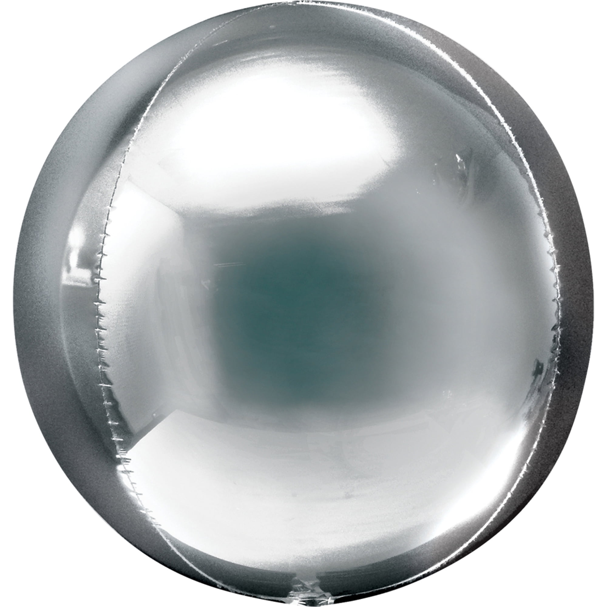 21 inch Jumbo Silver Orbz (3 Pk) Anagram Foil Mylar Balloon - Party Supplies Decorations