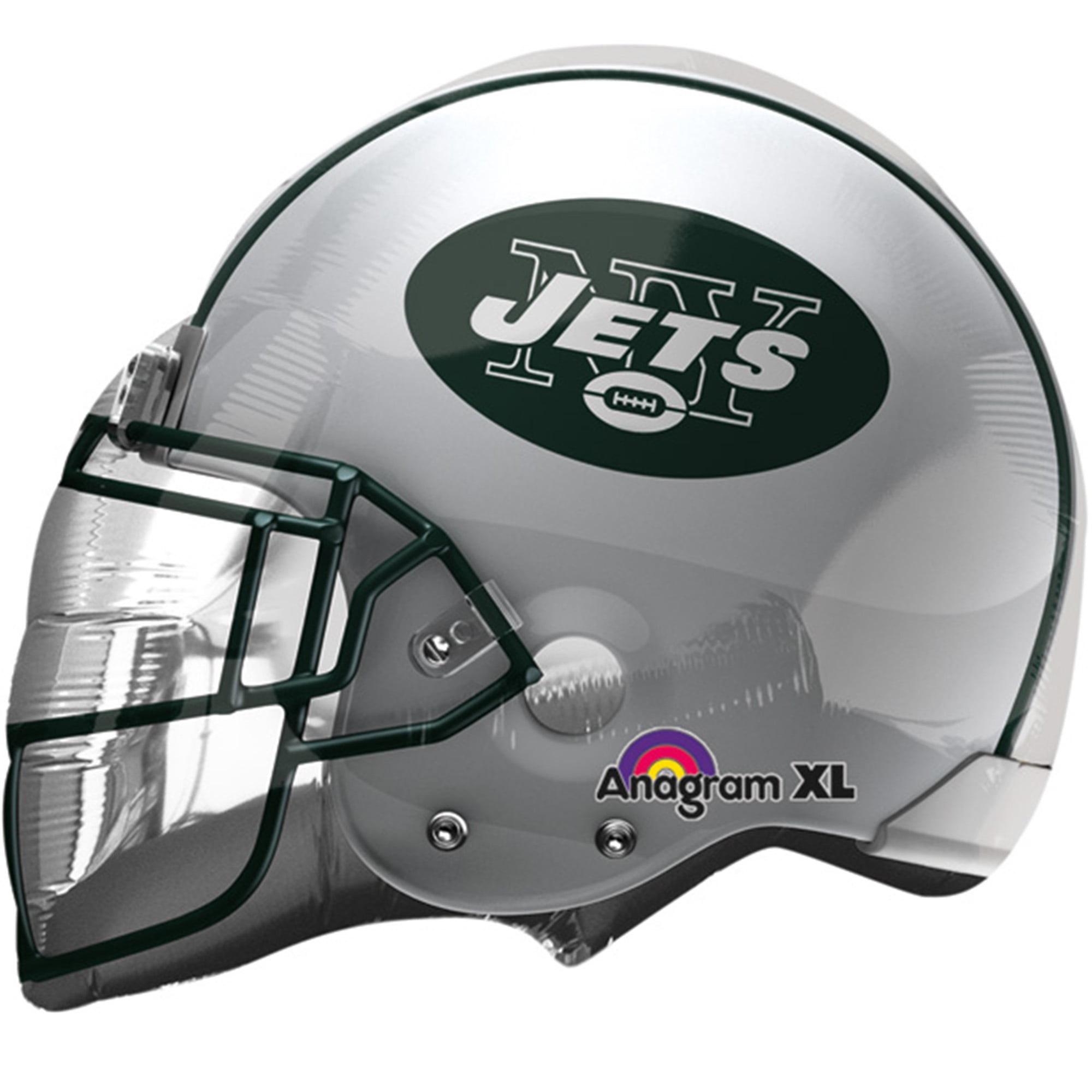 21 inch NFL New York Jets Football Helmet Foil Mylar Balloon - Party Supplies Decorations