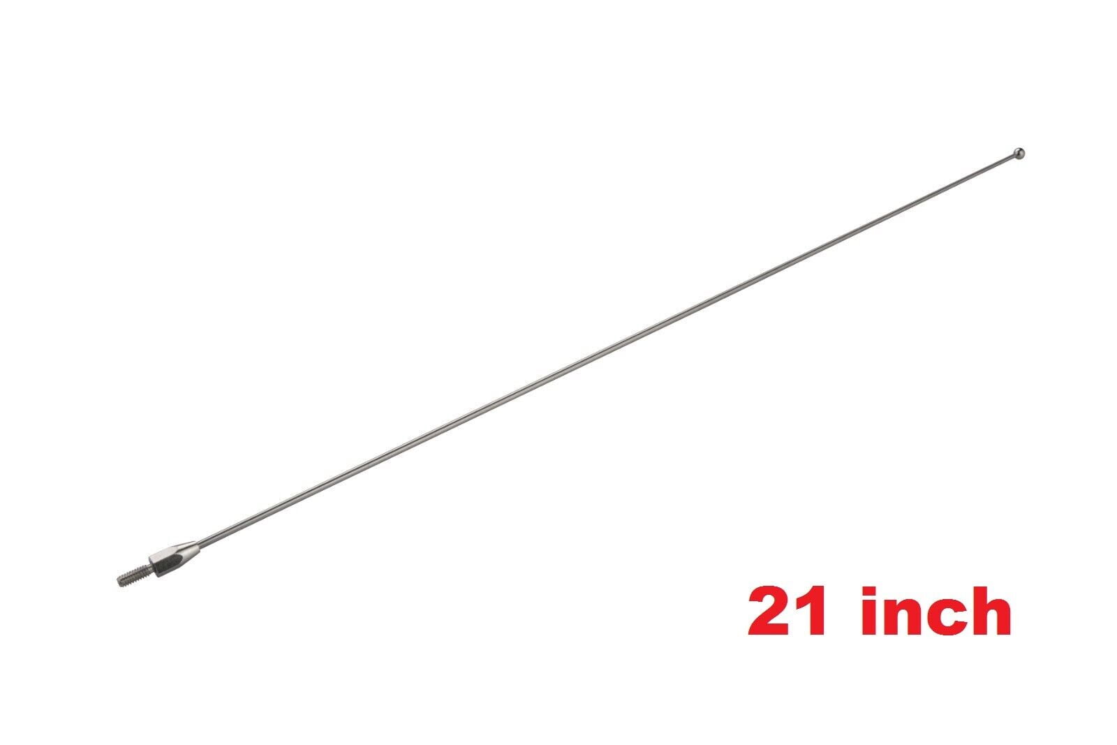31 Black Spring Stainless AM/FM Antenna Mast - Fits: 99-08 Dodge Ram Truck 1500