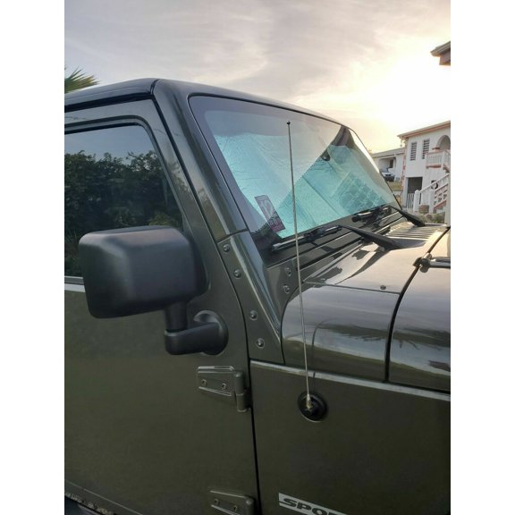 21" inch Stainless Steel Antenna Mast for JEEP WRANGLER JK/JL 2007-2023 GLADIATOR 2020-2023 New