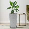 thumbnail image 1 of 21 inch Tall Planters for Outdoor Planters for Front Porch,Large Pots for Plants Outdoor Indoor,Gray Planters Flower Pots, 1 of 8
