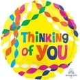 thumbnail image 1 of 21 inch Thinking Of You Colorblast Foil Mylar Balloon - Party Supplies Decorations, 1 of 1