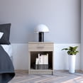 thumbnail image 1 of 21-inch tall nightstand, single drawer design | Perfect for a cozy bedroom corner | Provides a practical storage solution, 1 of 5