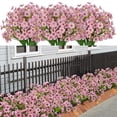 thumbnail image 1 of 21 pcs Artificial Outdoor UV Resistant Flowers No Fade Fake Garden Porch Window Box Home Decoration, 1 of 6
