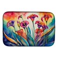 thumbnail image 1 of 21 x 14 in. Unisex Calla Lilies in Color Dish Drying Mat, 1 of 1