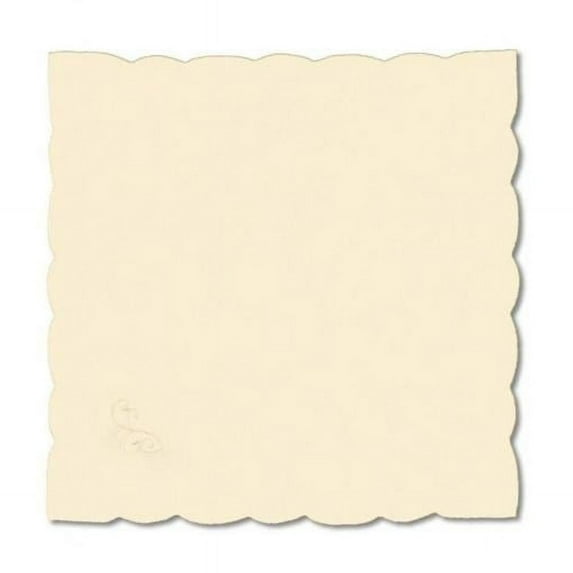 Heritage Lace 31420677 21 x 21 in. Noel Glow Embroidered Fine Linen Christmas Napkins, Set of 4