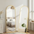thumbnail image 1 of 21" x 64" Arched Full Length Mirror Full Body Mirror Floor Mirror Standing Hanging or Leaning Wall,Gold, 1 of 9
