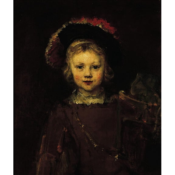 21"x25" Fine Art Quality Poster: Rembrandt van Rijn - Portret van een jongen
