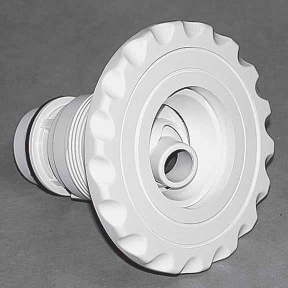 Jet Intl, WW Poly Jet, 4-3/16"fd, Roto, Dlx Scal, White