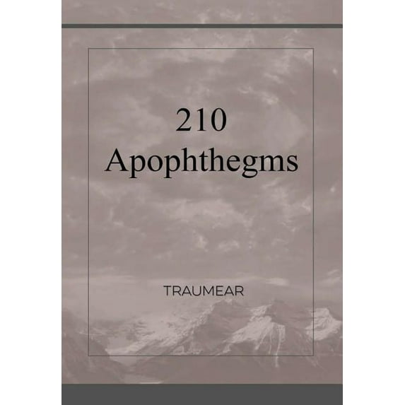 210 Apophthegms, (Hardcover)