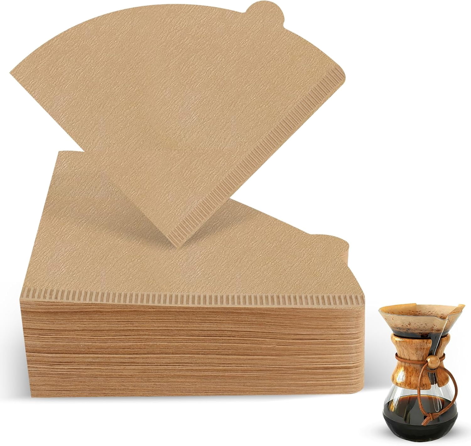 210 Count V60 Coffee Filters #2, Size 02 Cone Coffee Filters, 1-4 Cups ...