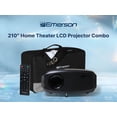 thumbnail image 1 of Emerson EVP-3002C 210″ Home Theater LCD Projector Combo, Black, 1 of 12
