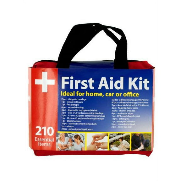 First Aid Kit In Easy Access Carrying Case (Pack Of 1)