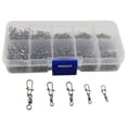 thumbnail image 1 of 210 Pcs Rolling Swivel Fast-lock Snap Ball Bearing Fishing Connector Swivel Clasp, 1 of 5