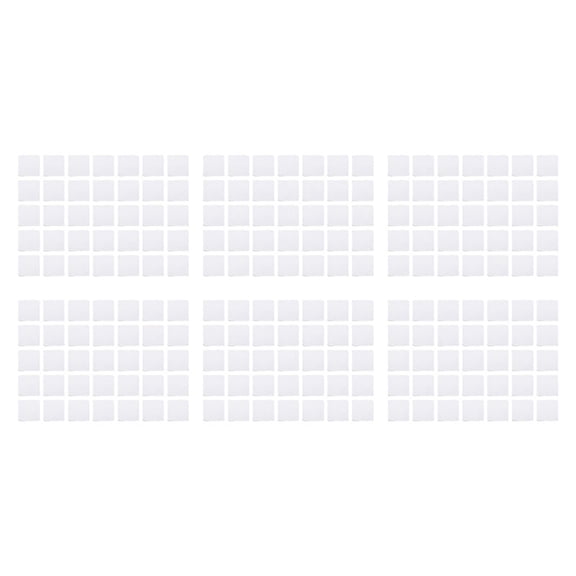 210 Pieces Square Sublimation Coaster Sublimation Blank Cup Mat Blank Rubber Coasters for DIY Home Kitchen Decor