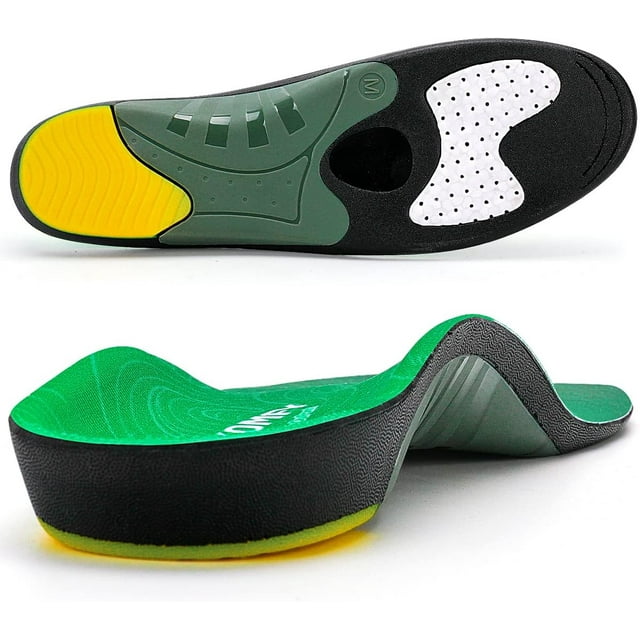 (210+lbs) Walkomfy Heavy Duty Support Plantar Fasciitis Insoles Arch