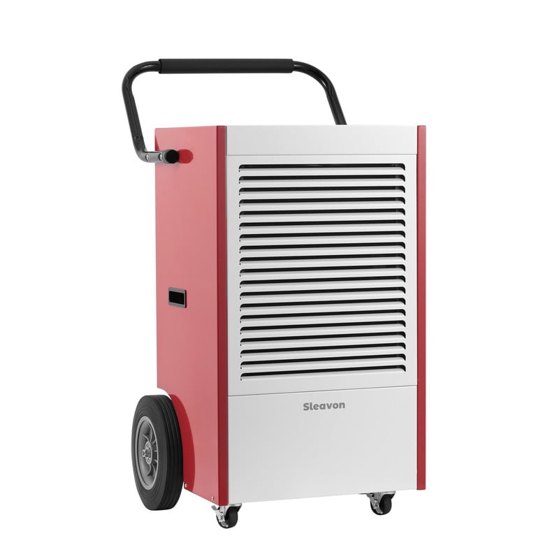 210 pt. 8000 sq. ft. Dehumidifier in White for Basements, Bathrooms and Crawlspaces