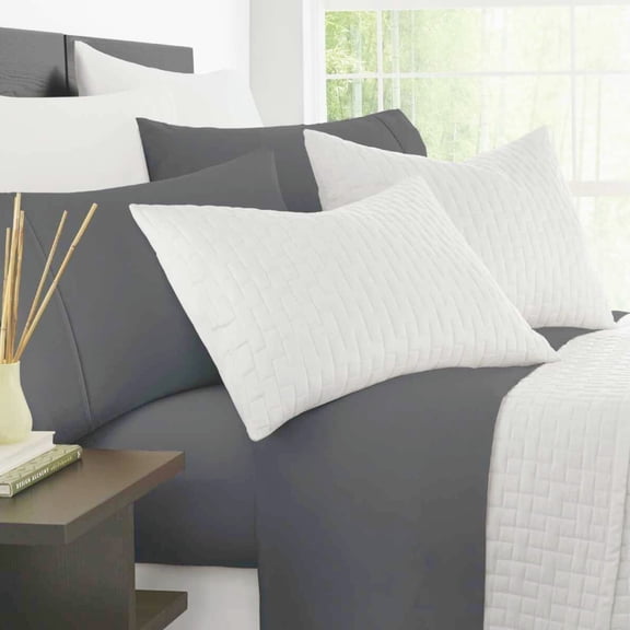 2100 Series Luxury 6-Piece Bed Sheet Set – Deep Pocket, Soft Microfiber, Wrinkle-Free, Cooling Bedding Set