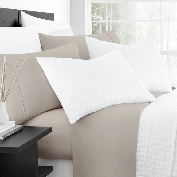 2100 Series Luxury 6-Piece Bed Sheet Set – Deep Pocket, Soft Microfiber, Wrinkle-Free, Cooling Bedding Set