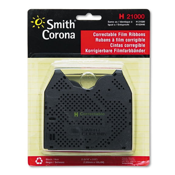 Smith Corona 21000 Correctable Ribbon 2/Pack